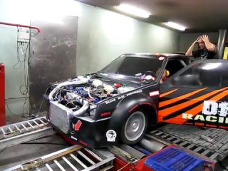 620 hp fwd drag car lada 2108 1 4l turbo dyno tune